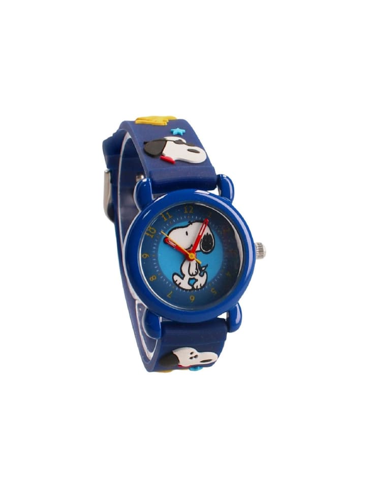 COFI 1453 Snoopy Uhr für Kinder Bunte Analoguhr in Blau für Kleine in Blau günstig kaufen onesize