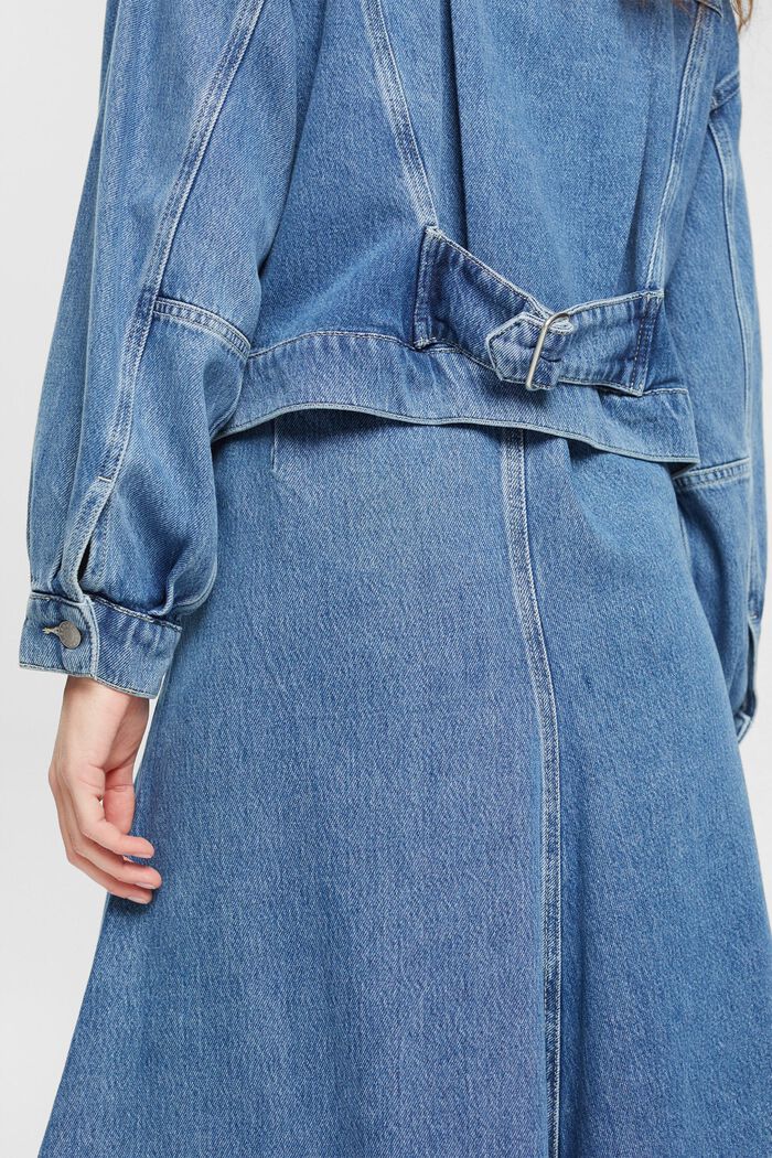 Jeansjacke mit Puffärmeln