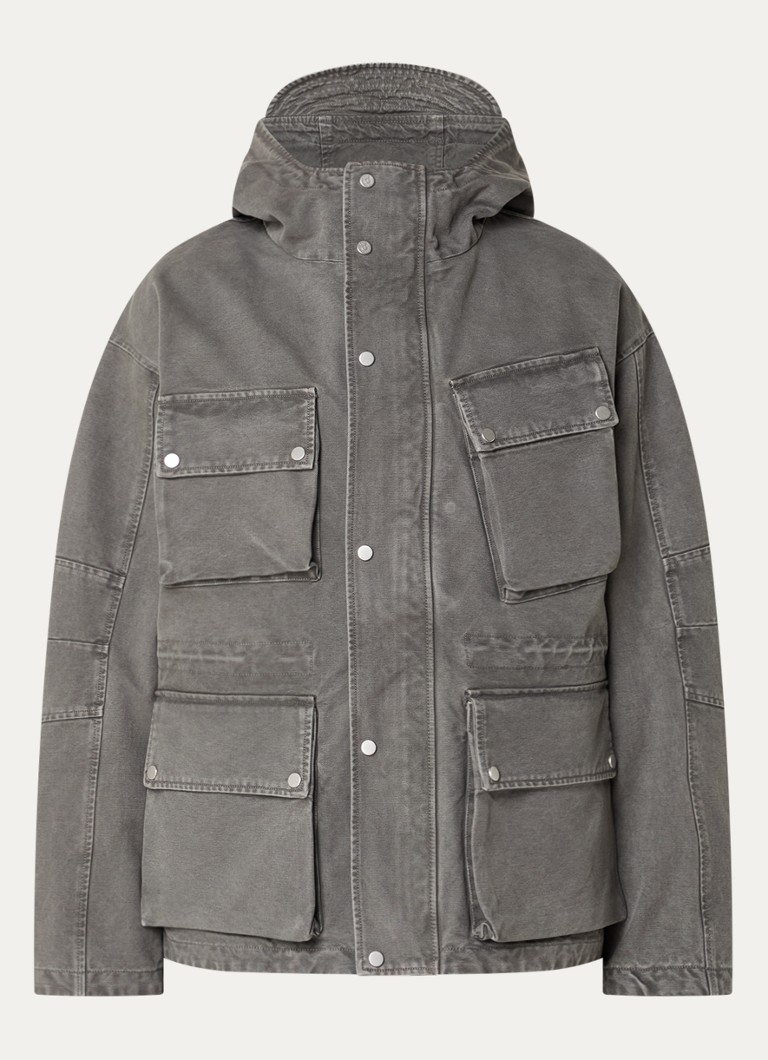 Represent Enduro jacket with hood and flap pockets
