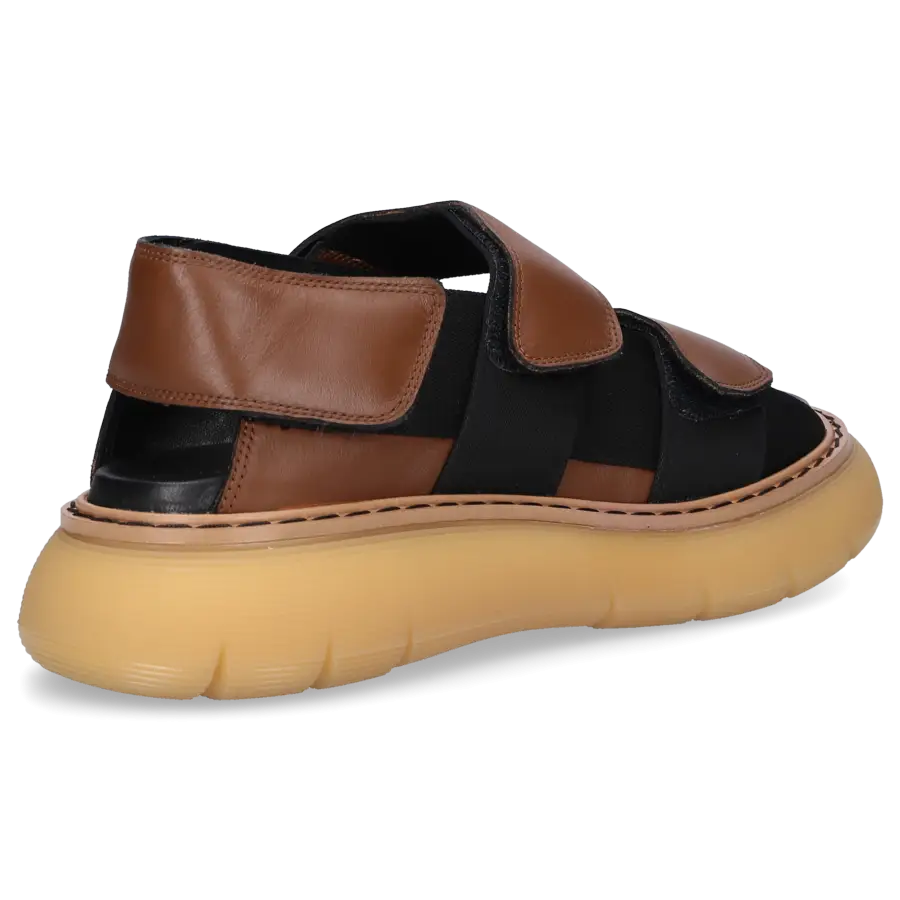 Khaite - Sandalen MURRAY Kalbsleder Baumwolle - schwarz