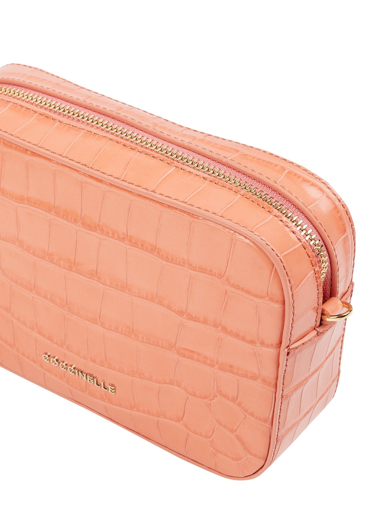 Camera Bag aus Leder in rosé
