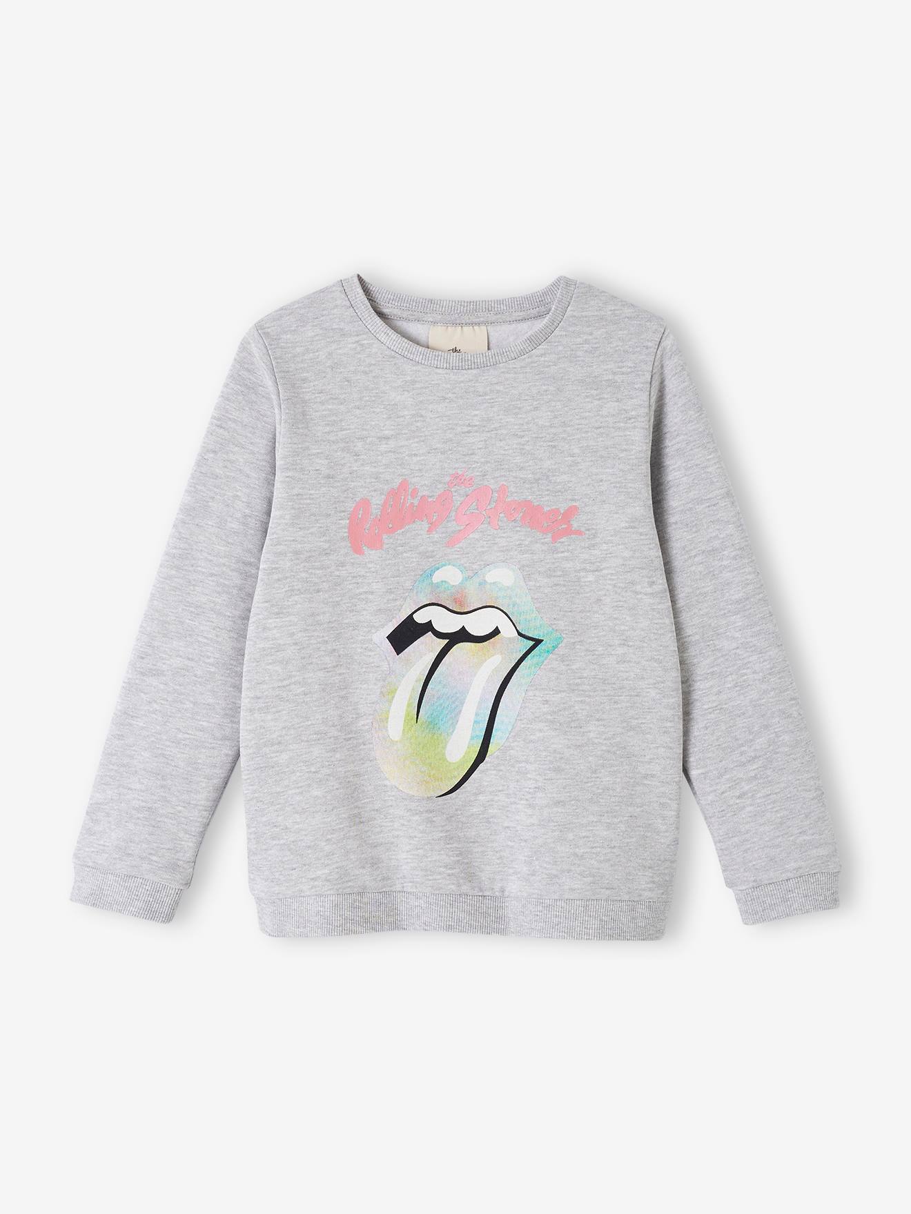 Sweat fille The Rolling Stones® gris chiné