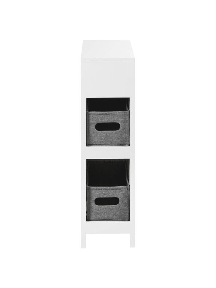 Beliani Badezimmerschrank CACHI in Weiß/Grau - (W) 20 x (H) 70 x (L) 60 cm günstig kaufen onesize