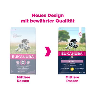 Eukanuba Puppy Medium Breed Huhn