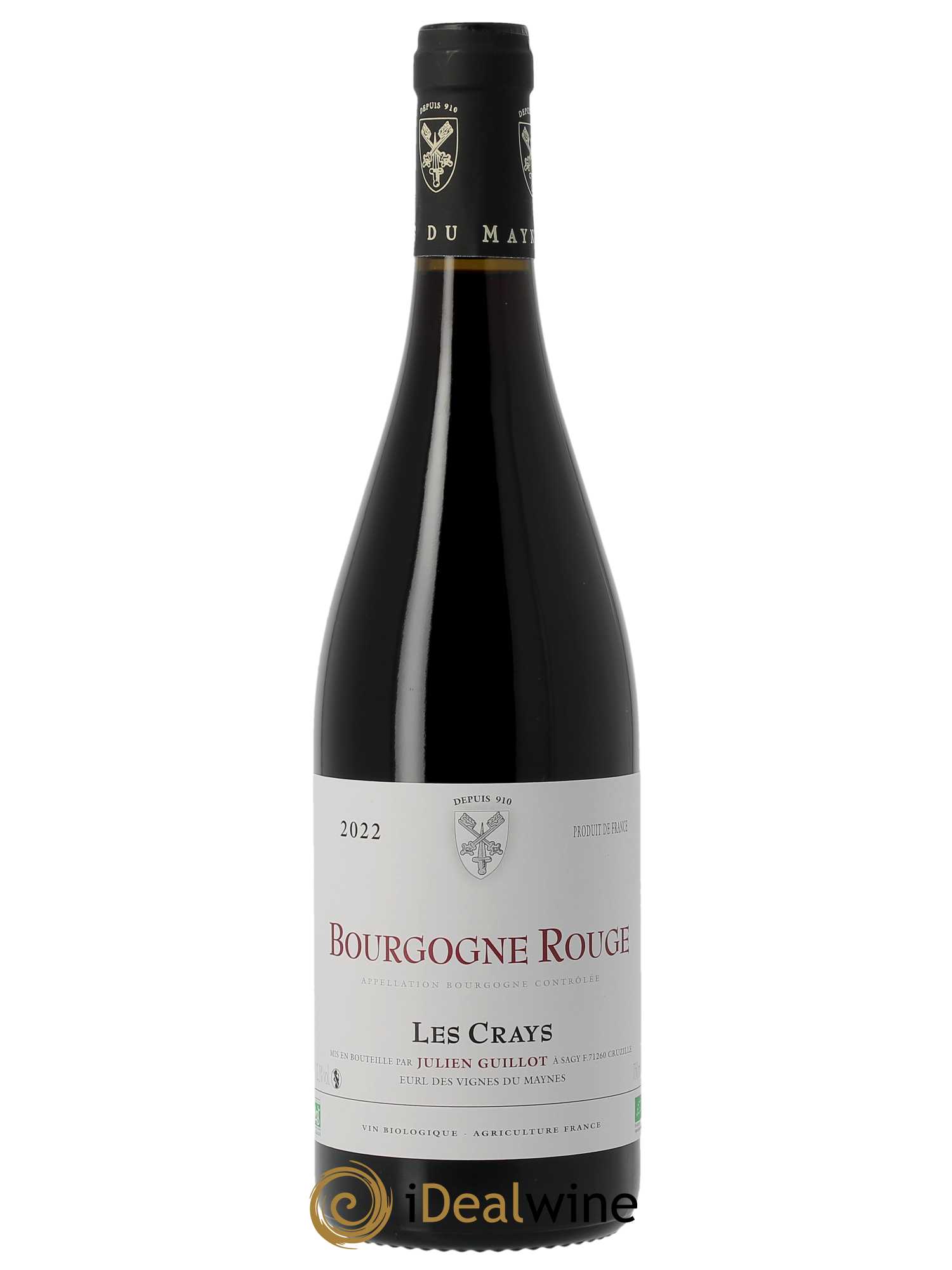 Bourgogne Les Crays Les Vignes du Maynes  2022 - Lot de 1 Bouteille