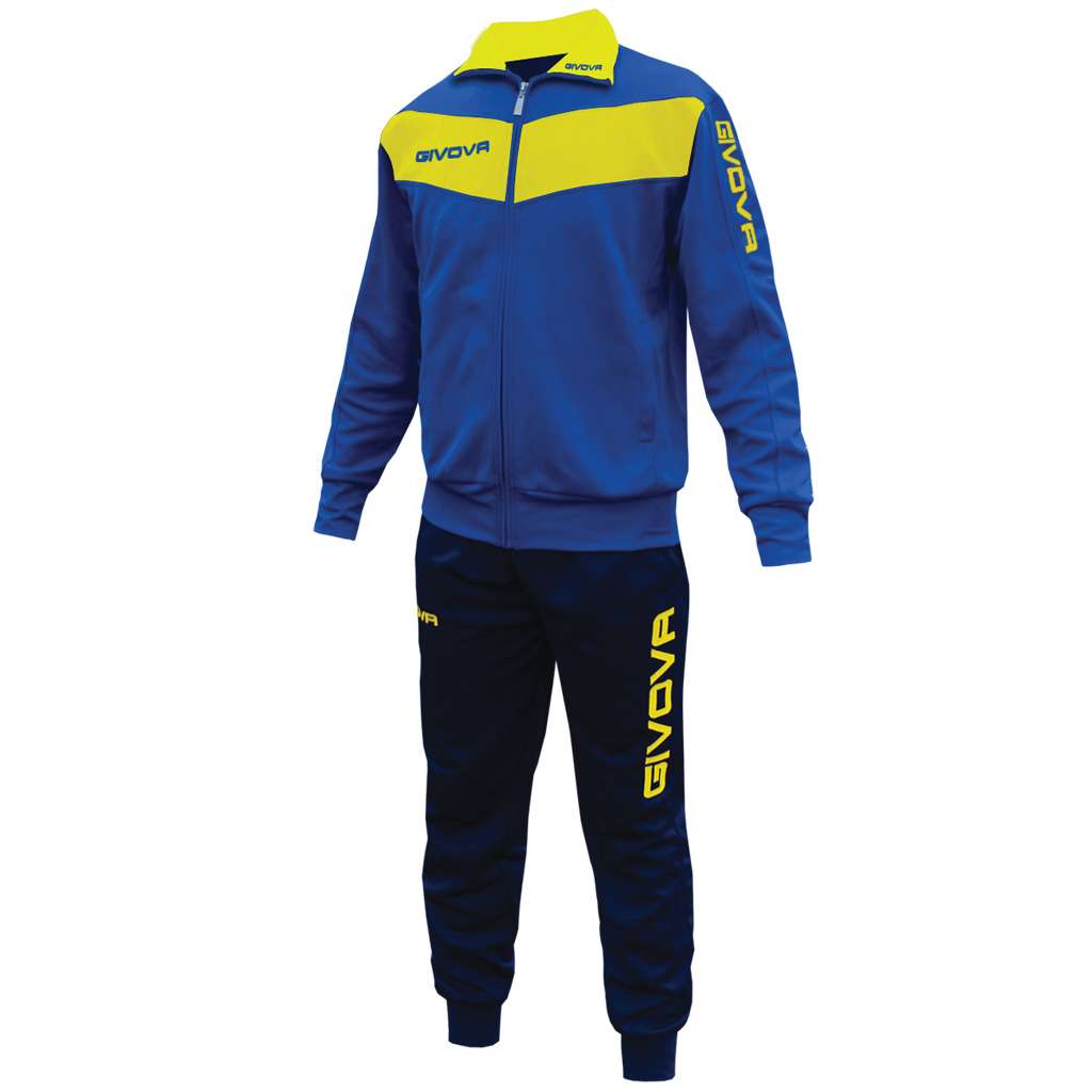 Givova Tuta Visa Trainingsanzug blau/gelb