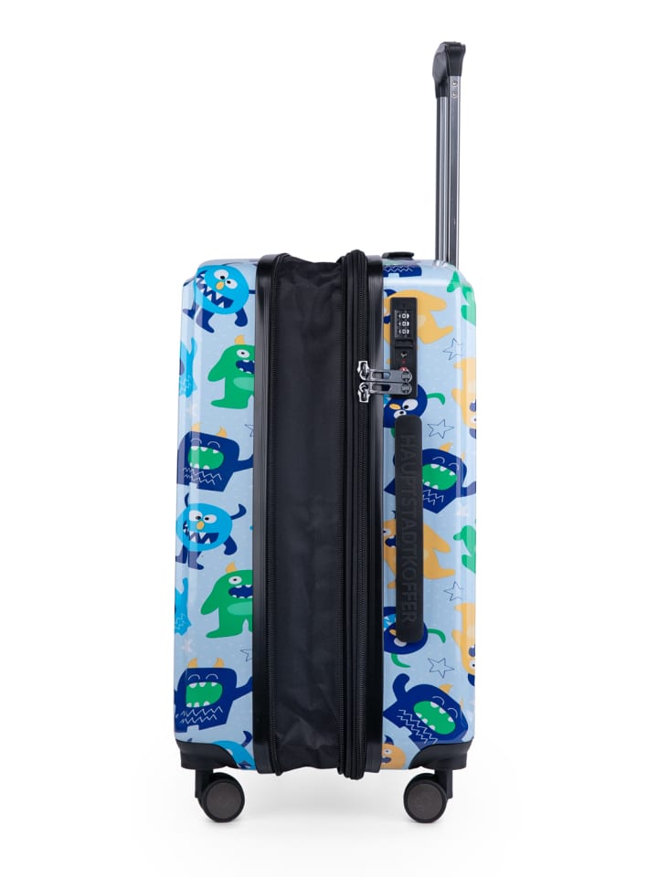 Hauptstadtkoffer Mitte - Handgepäck Bordgepäck-Trolley Koffer, TSA, in MONSTERS günstig kaufen S
