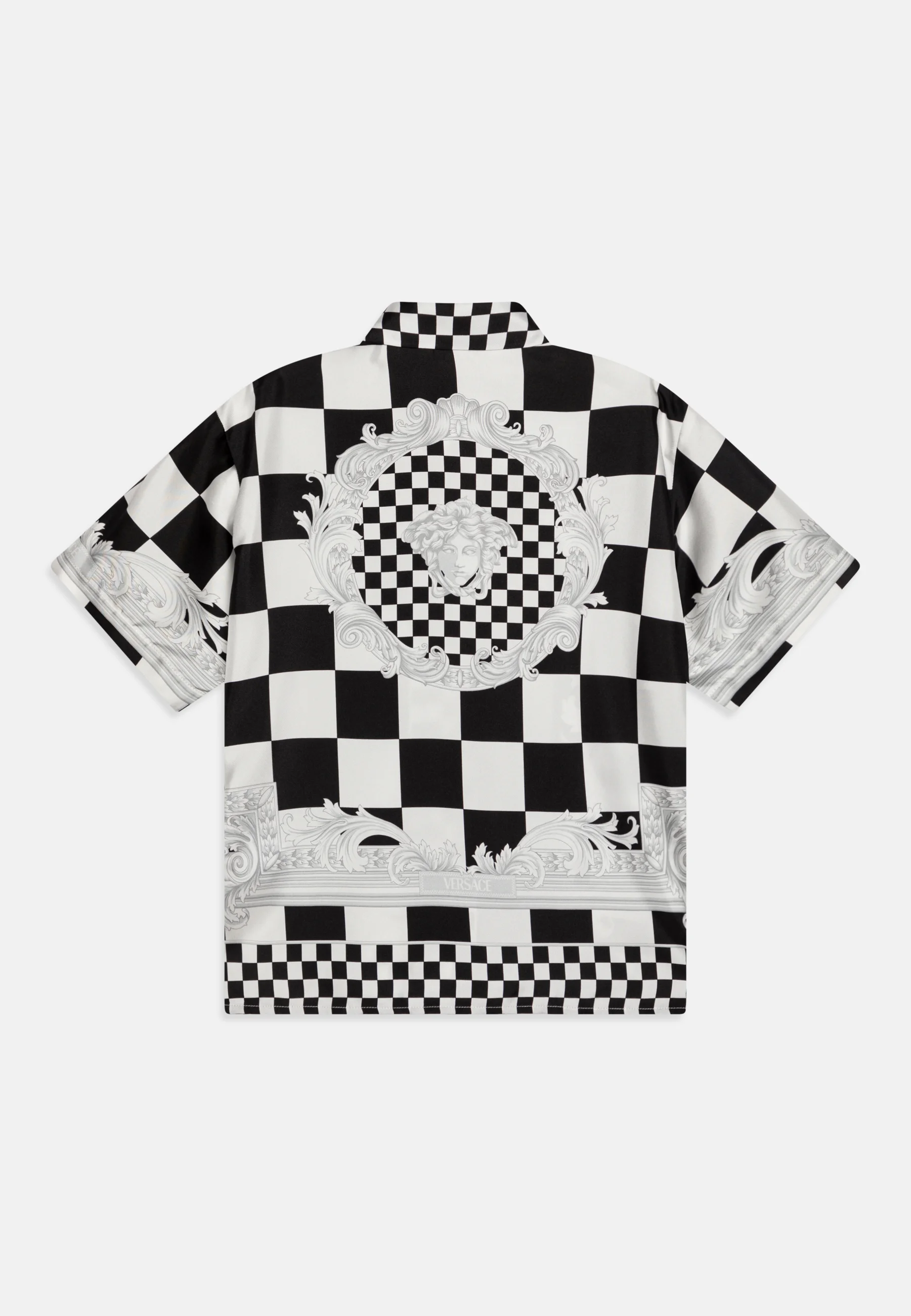 Versace CÁPSULA DE DESFILE DE MODA INFORMAL DAMIER BAROCCO - Camisa