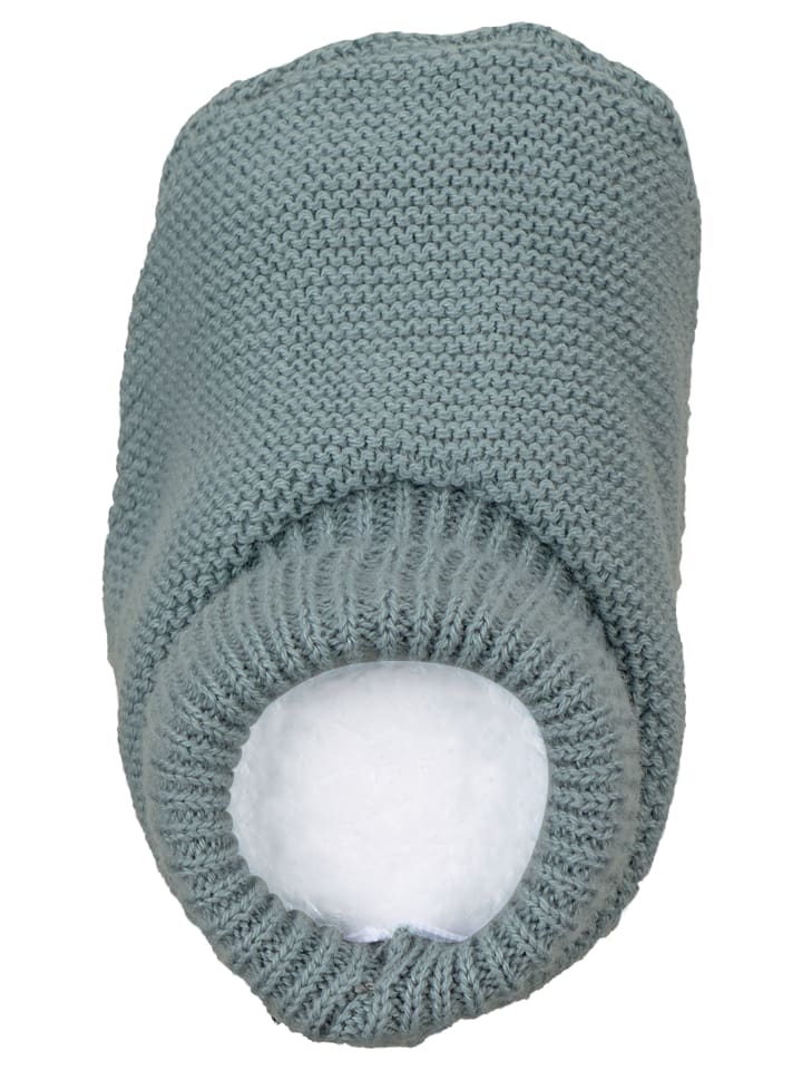 Sterntaler GOTS Strick-Schuh in grün günstig kaufen