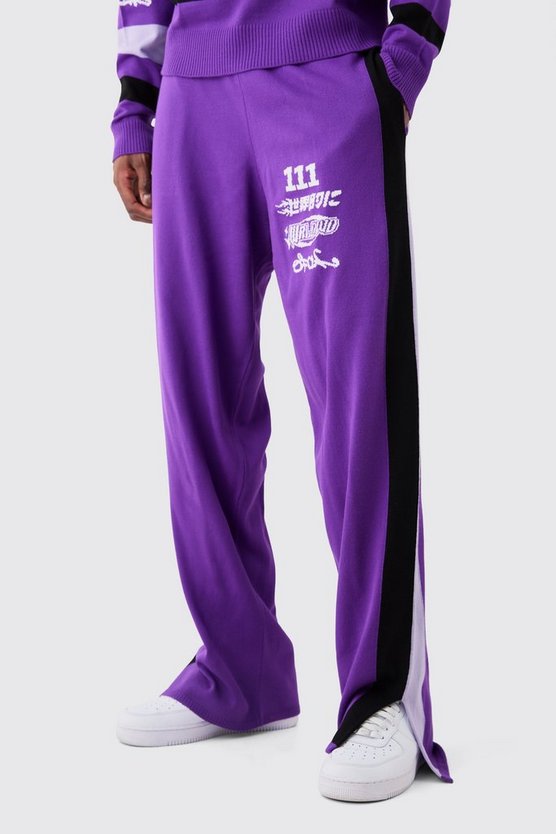 Lockere Moto-Jogginghose