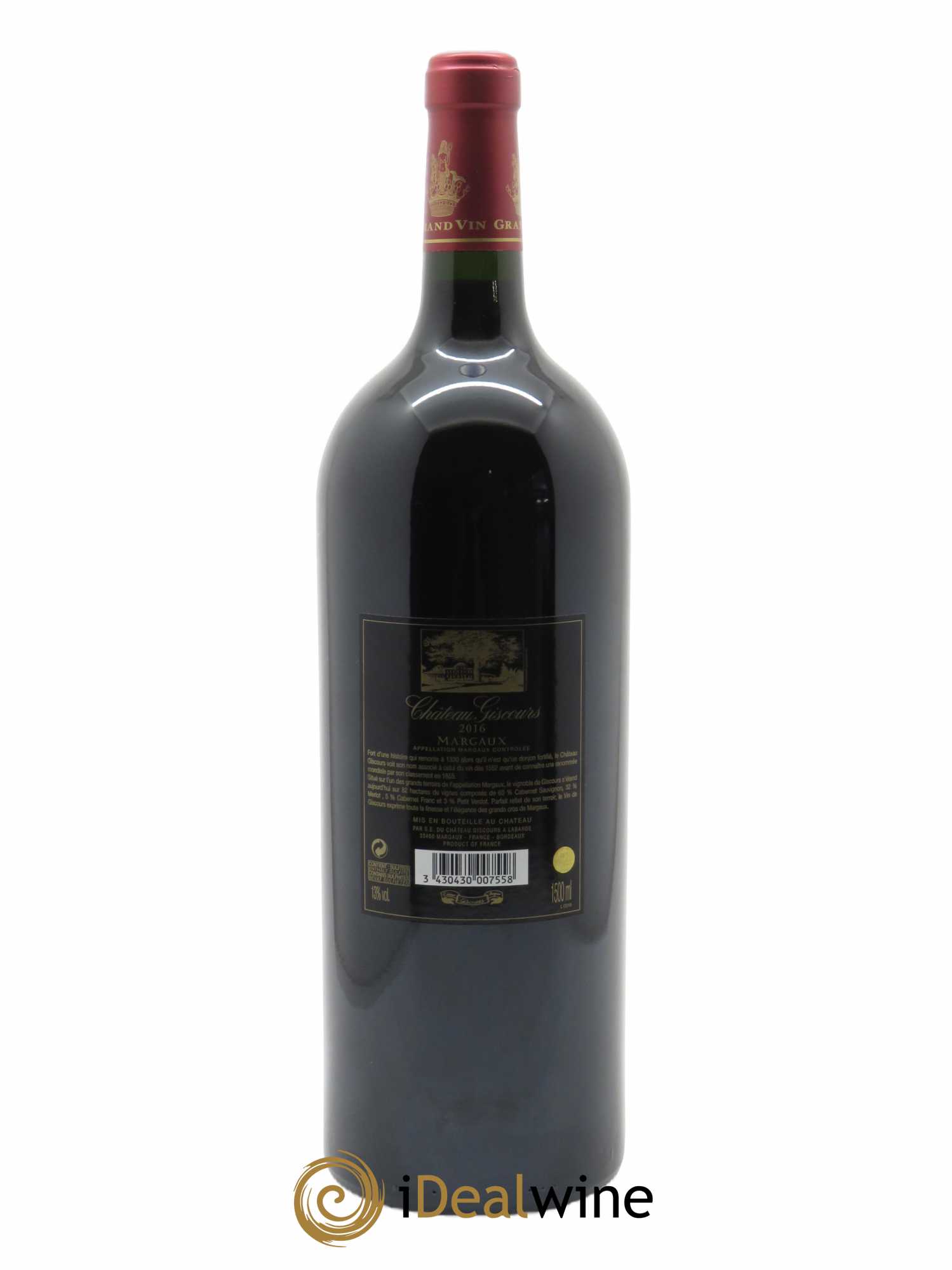 Château Giscours 3ème Grand Cru Classé (CBO à partir de 6 bts) 2016 - Lot de 1 Magnum