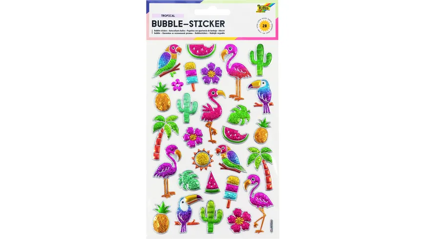 folia Bubble-Sticker I 14x21cm