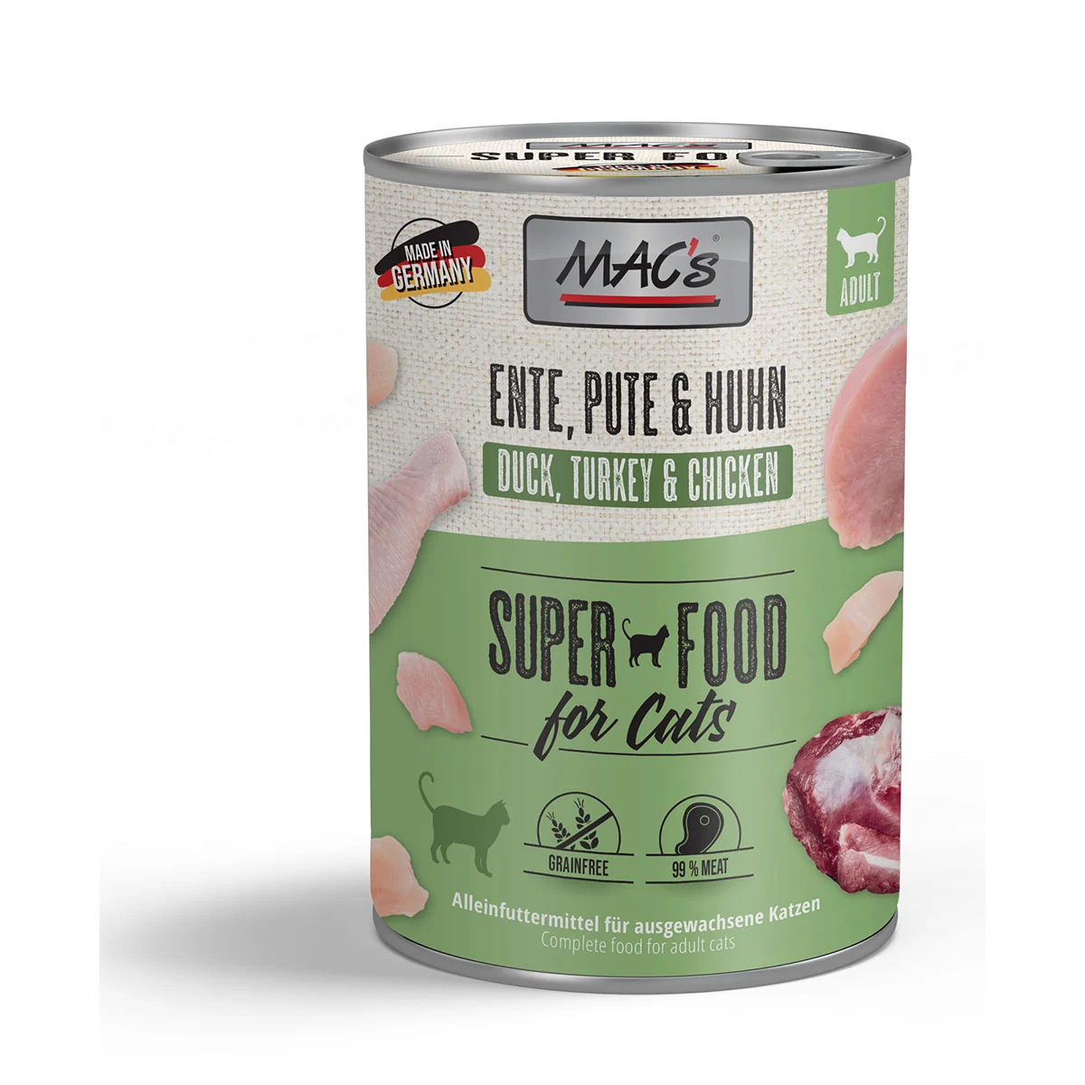 MAC's Cat Fleischmenü Ente, Pute und Huhn kaufen