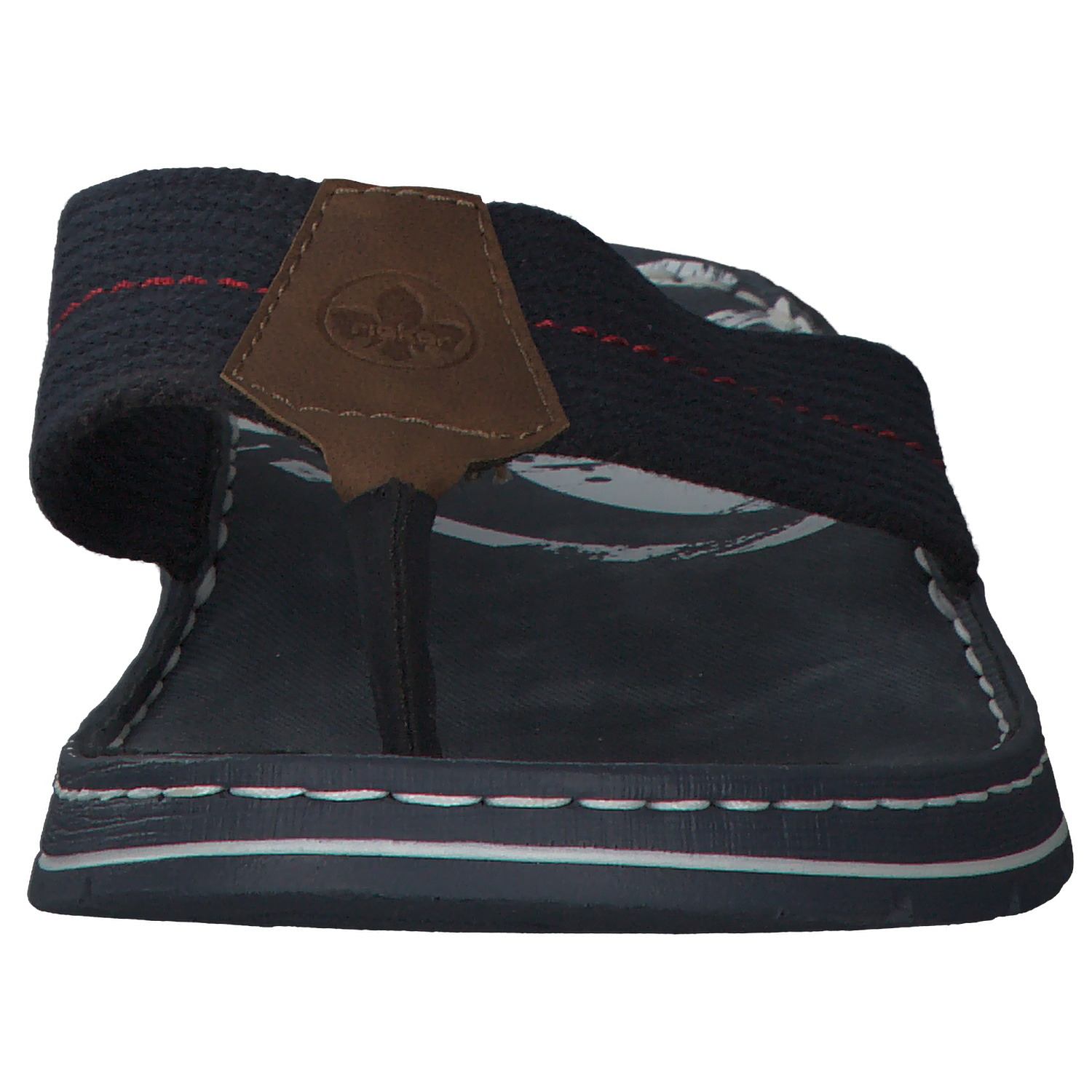 Rieker 21280, Zehentrenner, Herren, Blau