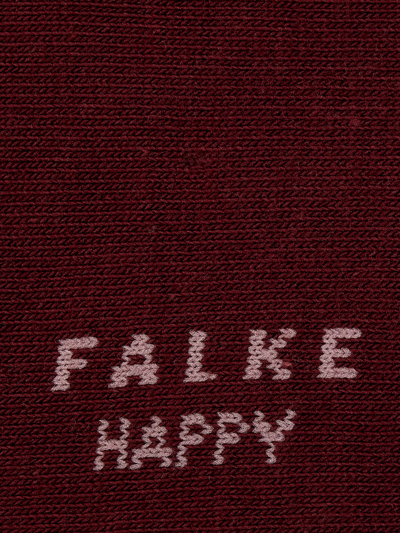 Socken mit Stretch-Anteil im 2er-Pack Modell 'Happy' in bordeaux rot