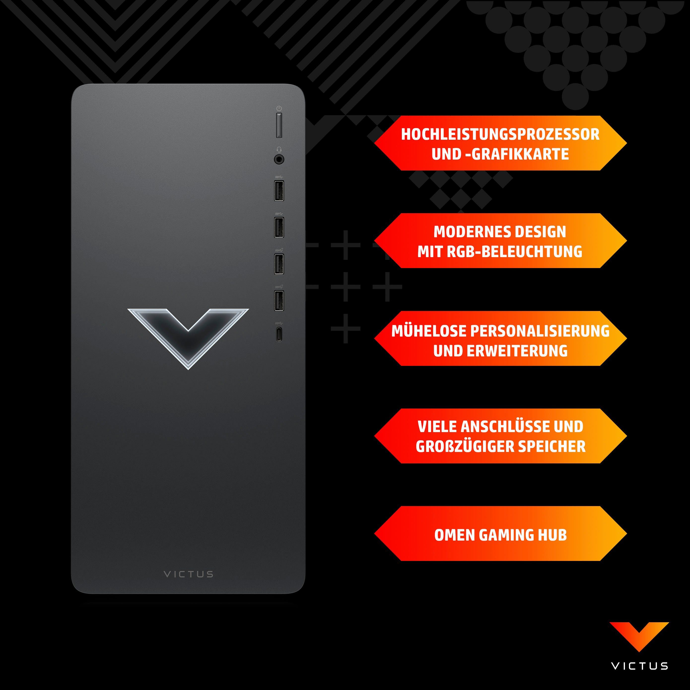 HP Victus TG02-1213ng Gaming-PC (Intel Core i5 13400F, GeForce RTX 3050, 16 GB RAM, 512 GB SSD, Luftkühlung)