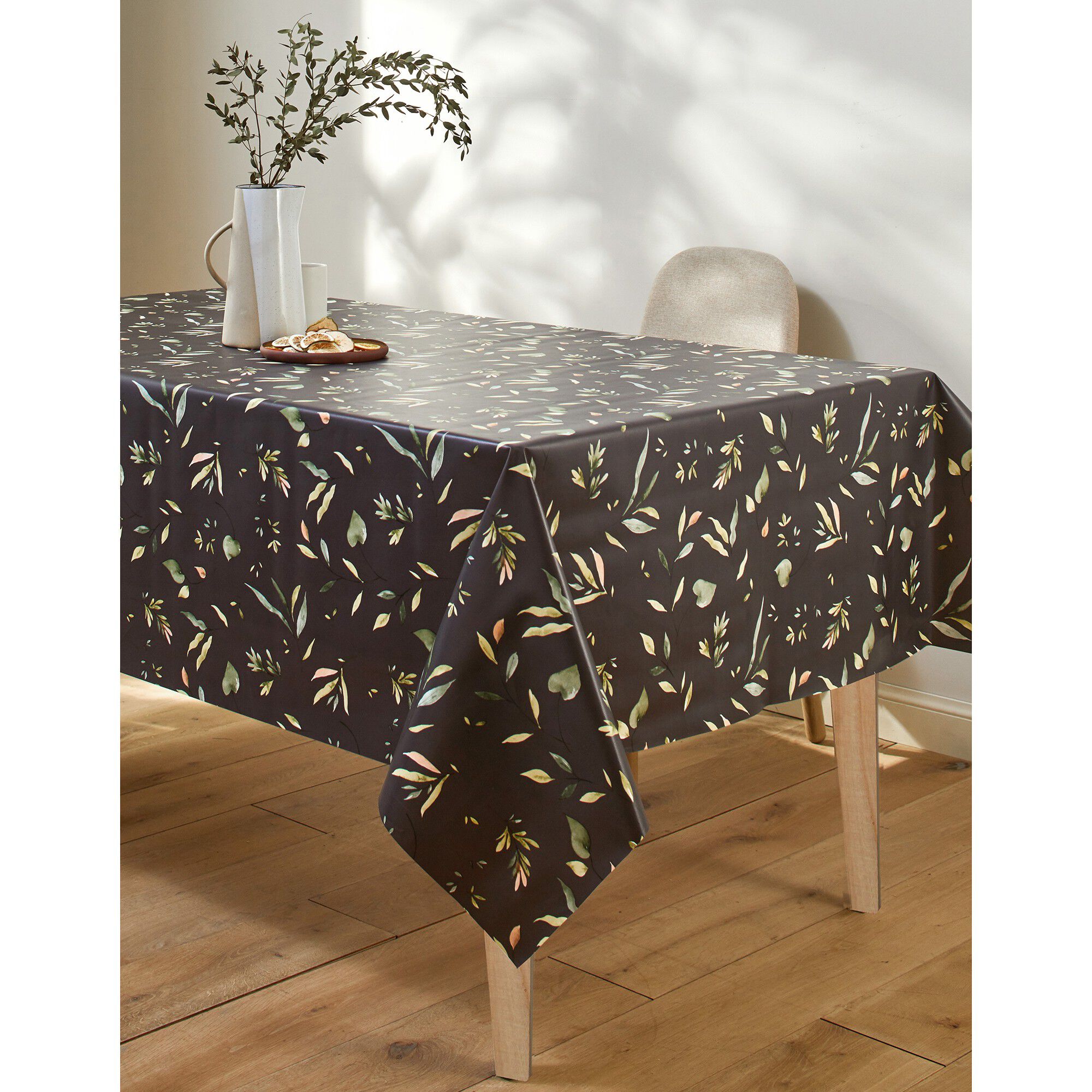 Nappe toile cirée imprimé Florale