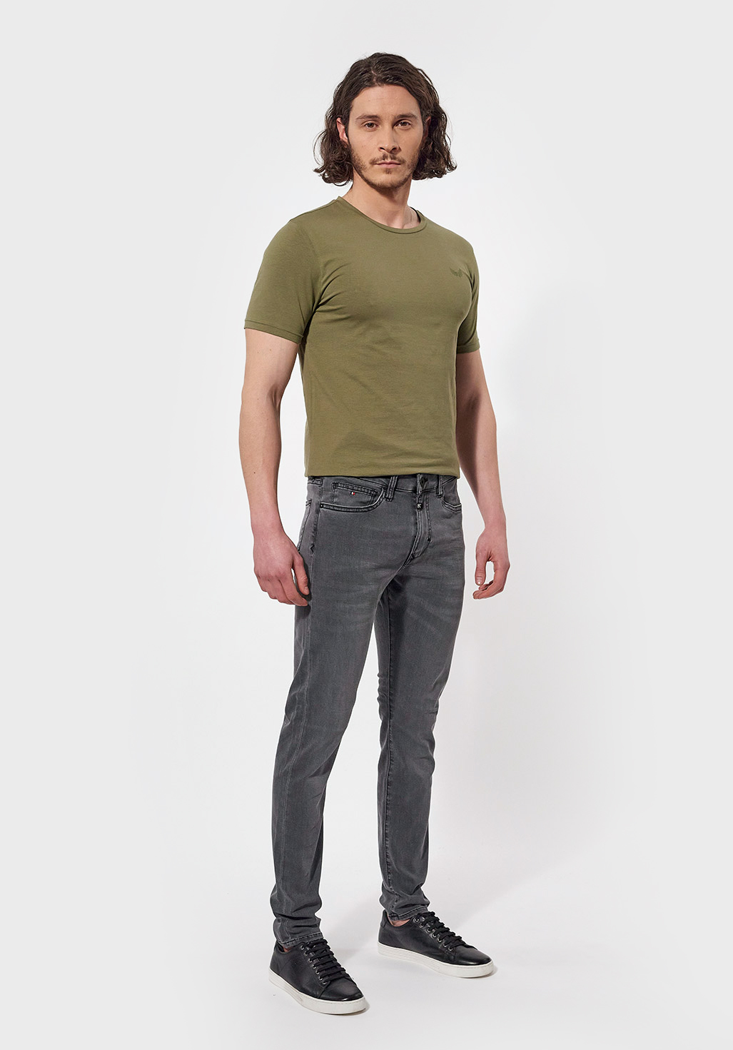 DADAA  Jean skinny Homme gris, effet délavé