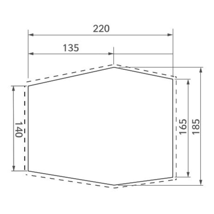 FP Lizard Seamless 2-3P - Zeltunterlage