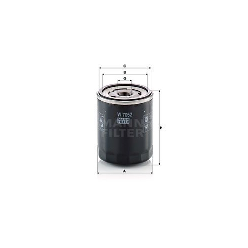 W7052 OELFILTER MANN - ATU