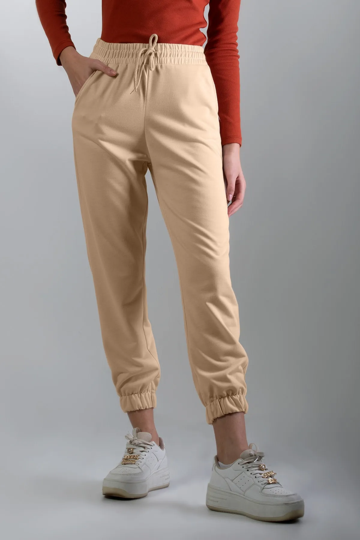 Pattaya  Basic-Strick-Jogginghose für Damen P21w110-66355