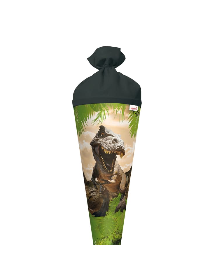 ROTH Schultüte groß Tyrannosaurus 70 cm in Grün günstig kaufen onesize