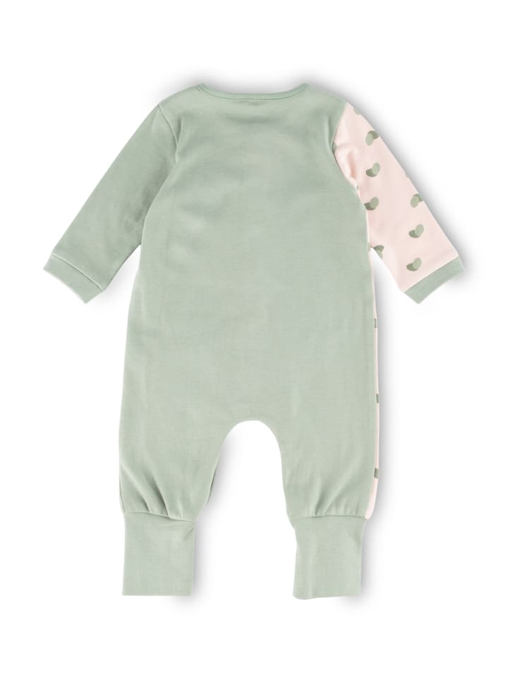 Sigikid Overall Baby Nachtwäsche in grün/rosa günstig kaufen