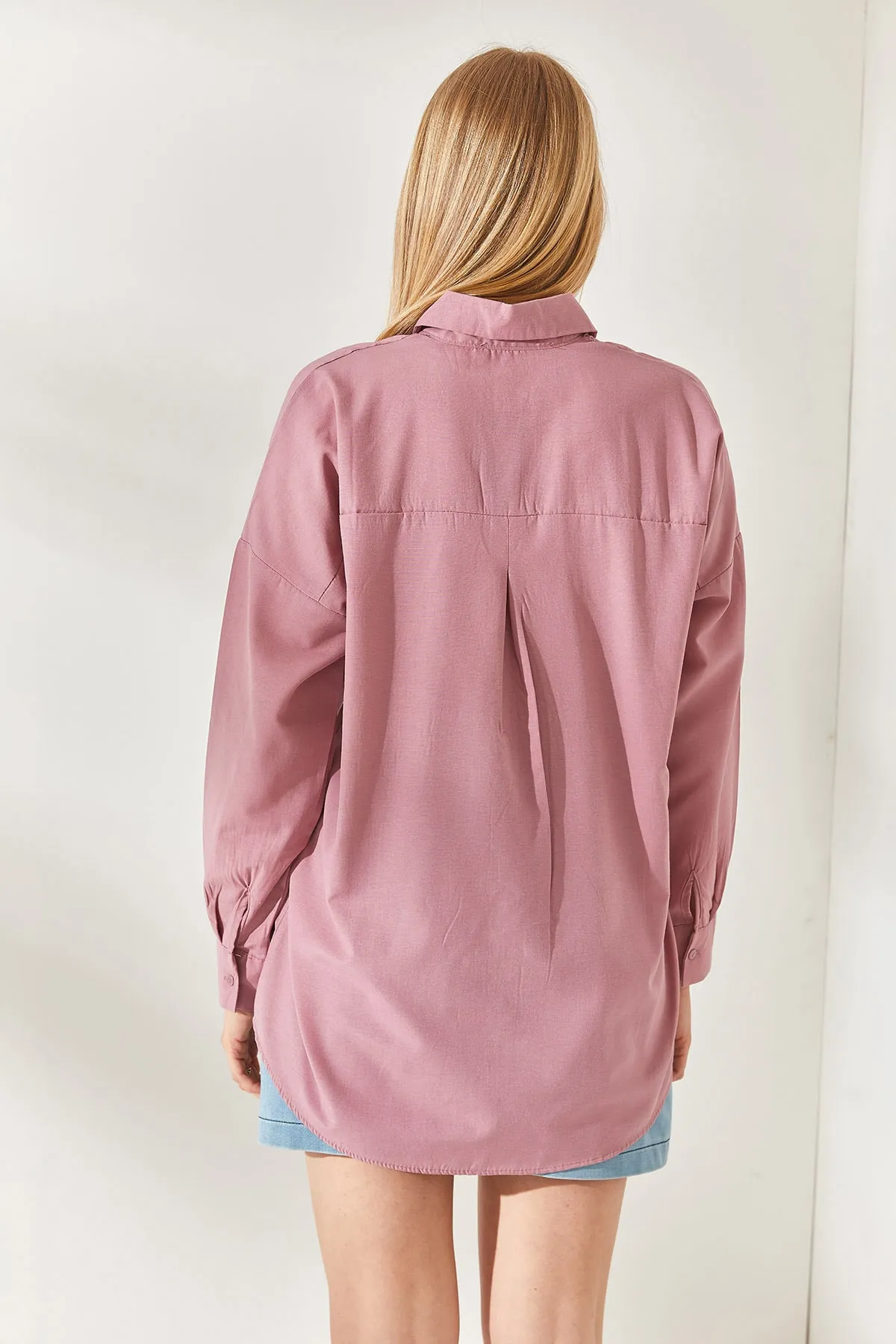 Olalook  Hemd - Rosa - Oversized