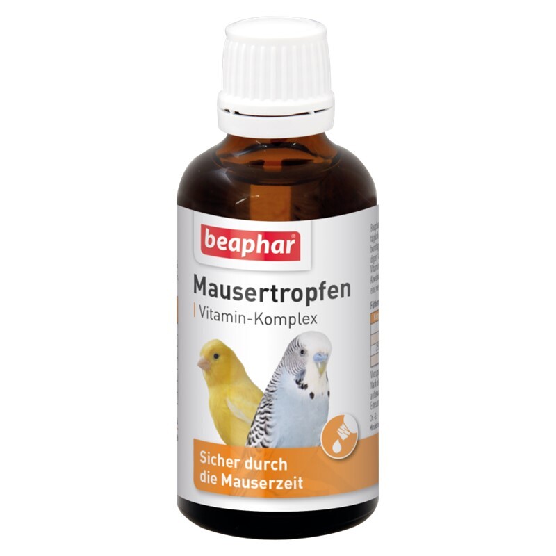 Beaphar Ergänzungsfutter Beaphar Mausertropfen, 50ml