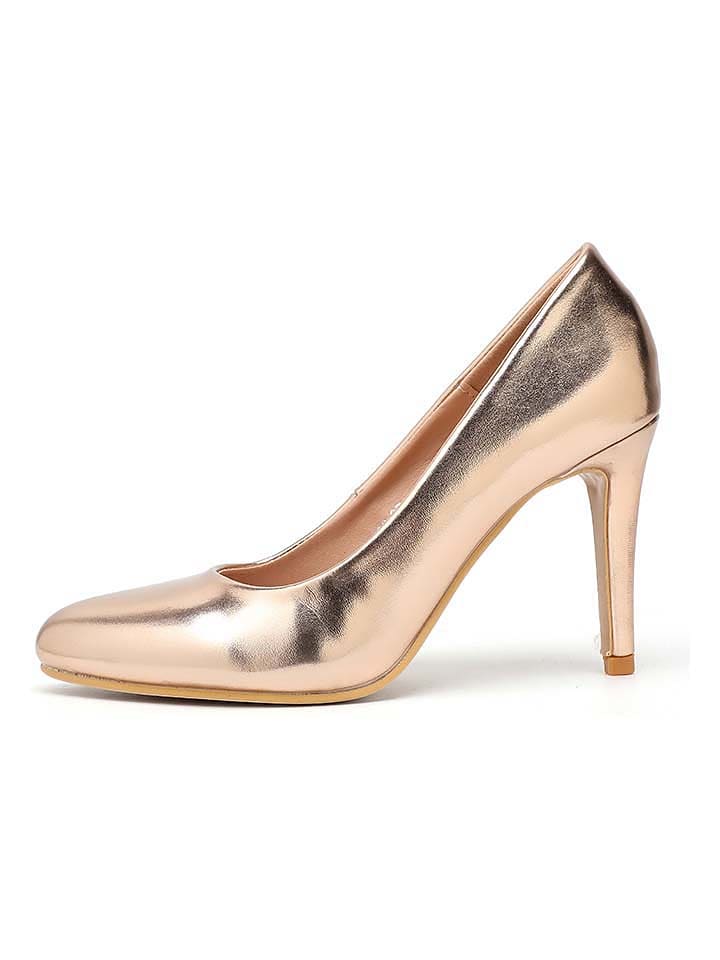 C'M Pumps in Gold/ Rosa günstig kaufen