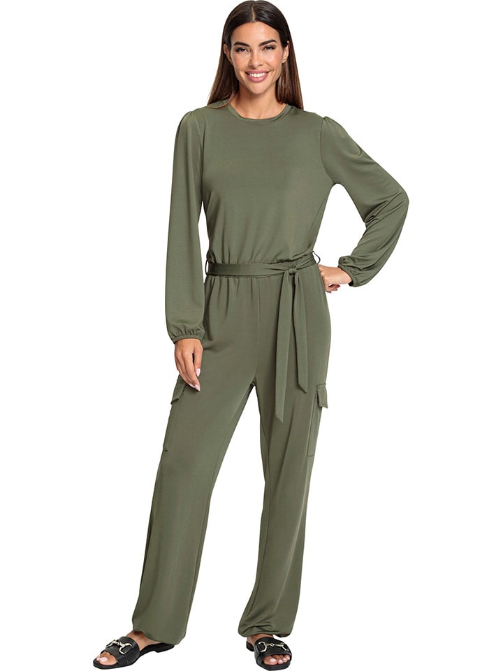 Heine Jumpsuit in Khaki günstig kaufen
