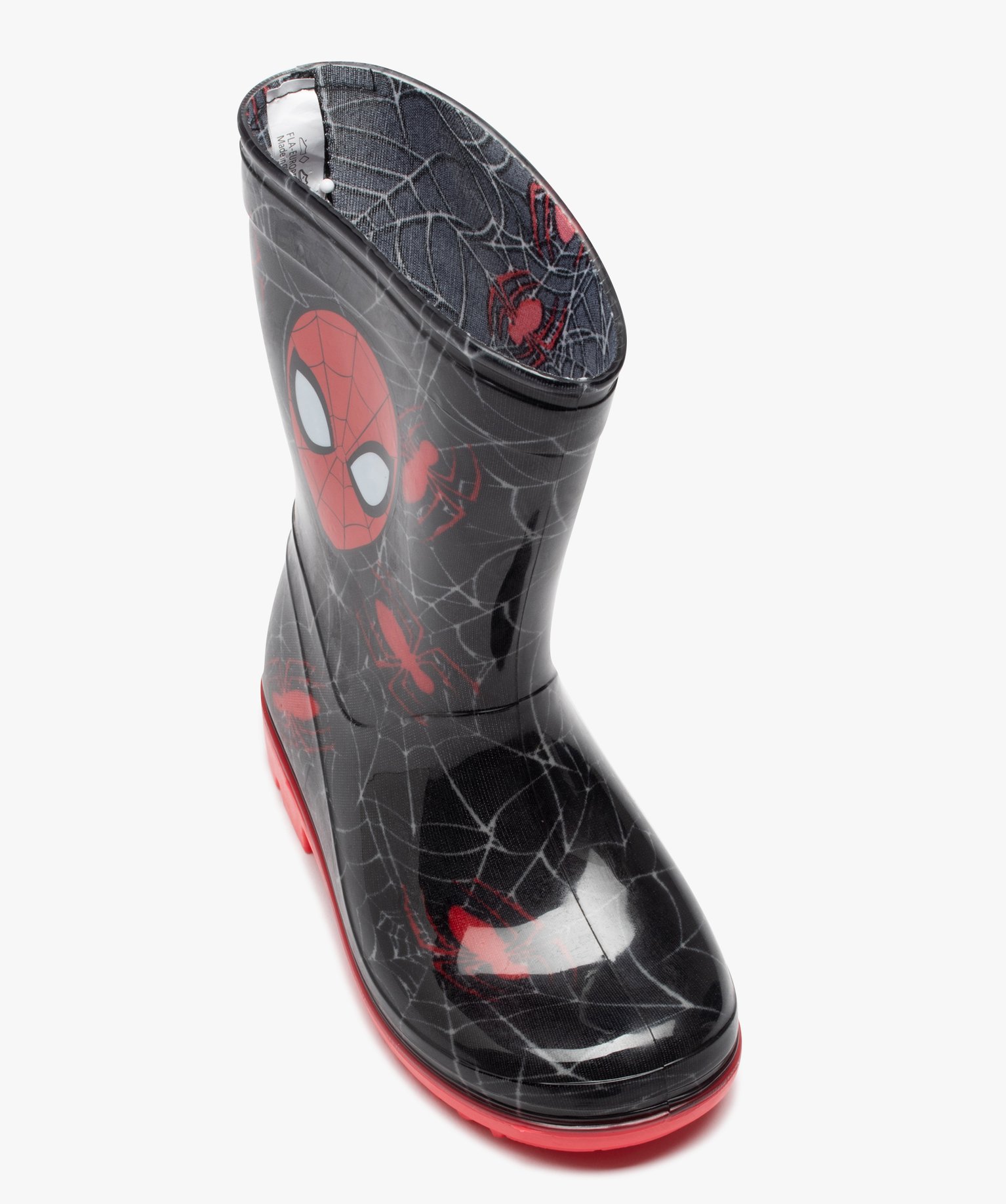 Bottes de pluie Garçon imprimées et à semelle colorée - ... noir | GEMO