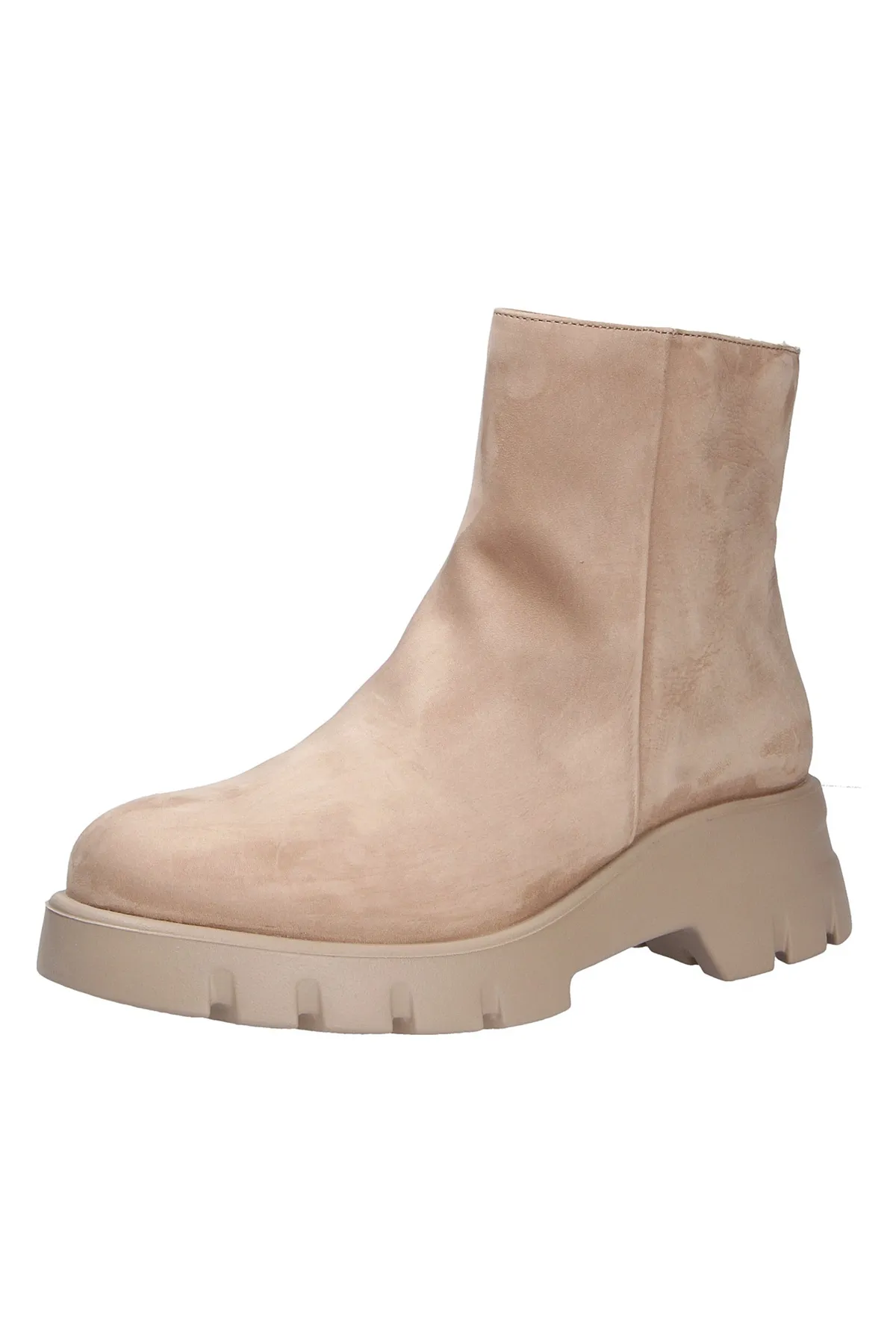 Paul Green  Stiefelette - Beige - Blockabsatz