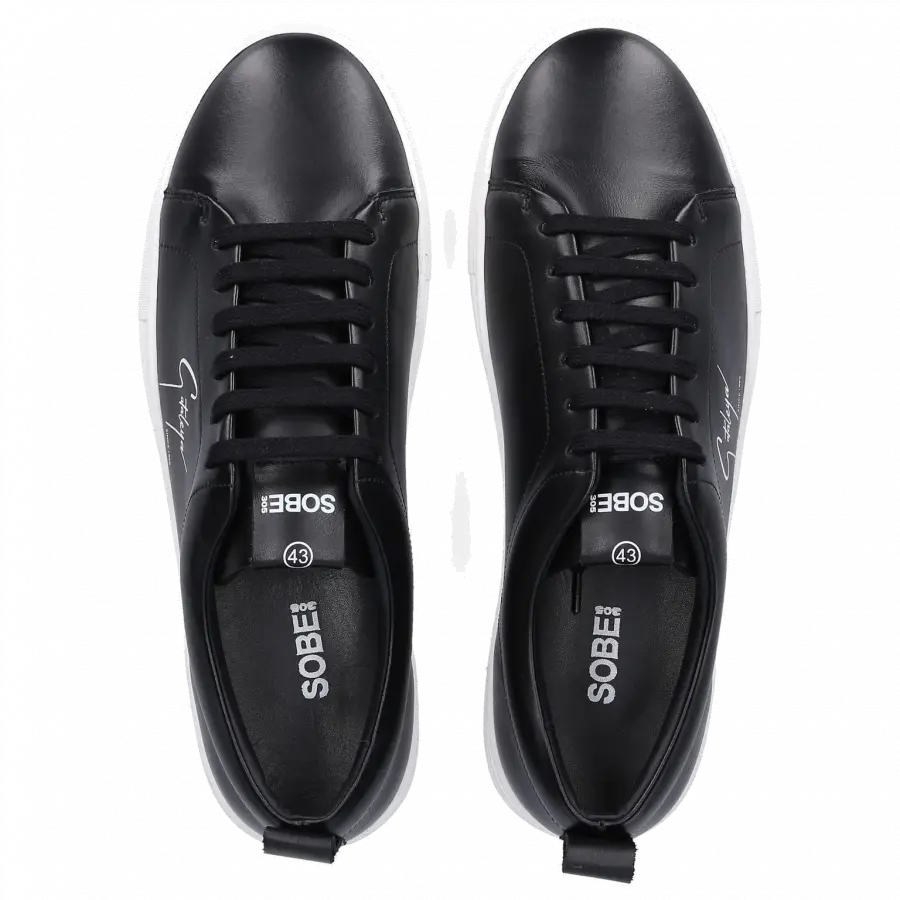 305 SOBE - Damen Sneaker Schwarz CATALEYA SAMRA Kalbsleder - schwarz