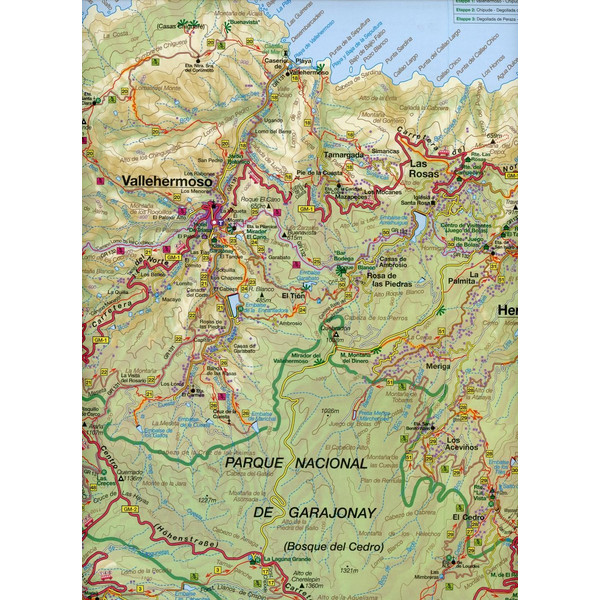La Gomera 1 : 35 000 - Wanderkarte