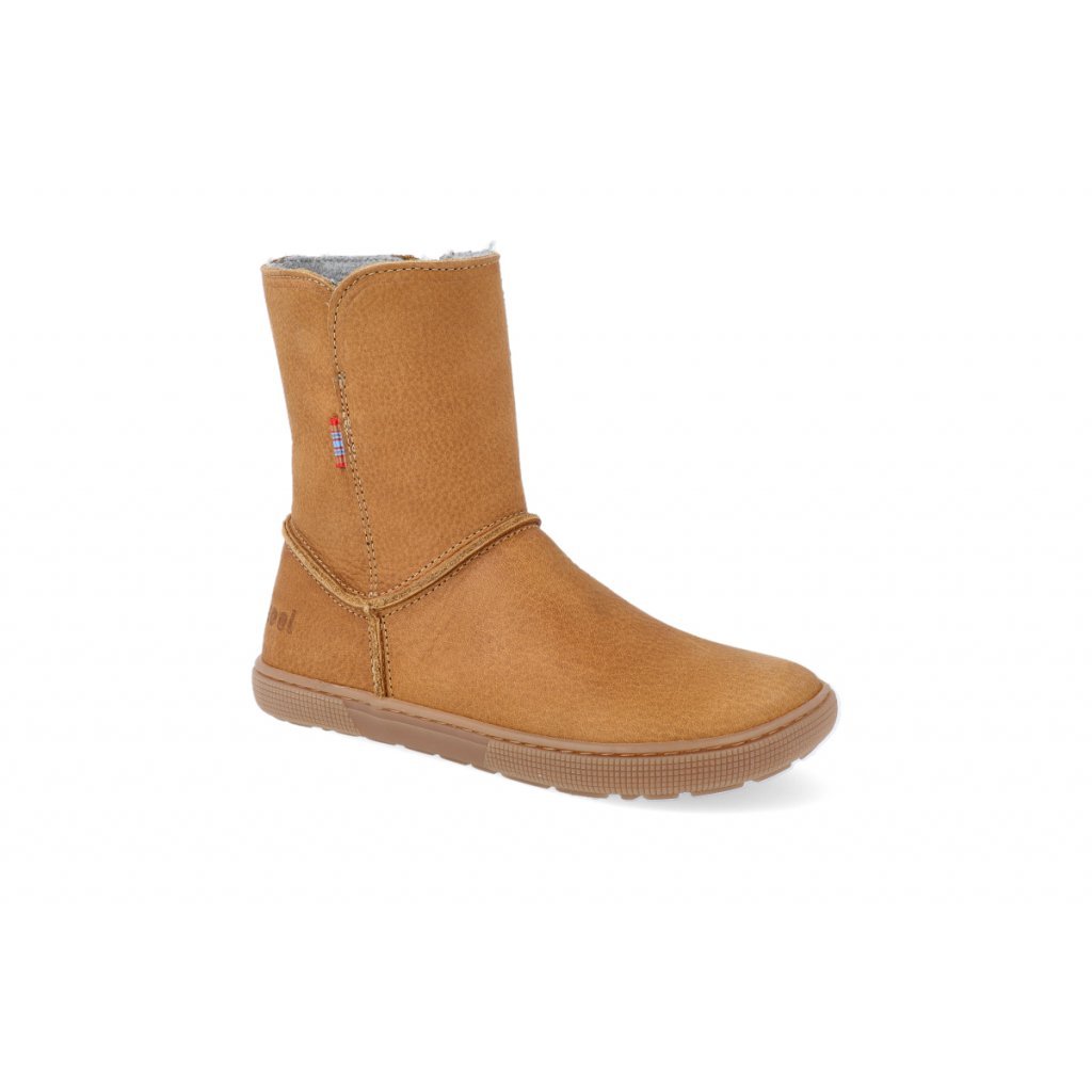 Koel4kids Dina Warm Miel 08T010.232-560 hellbraune Barfußstiefel