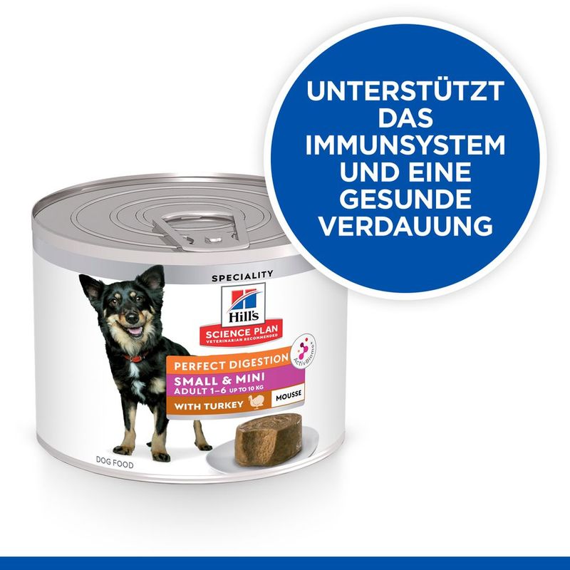 Hill's Science Plan Perfect Digestion Adult Small & Mini Mousse