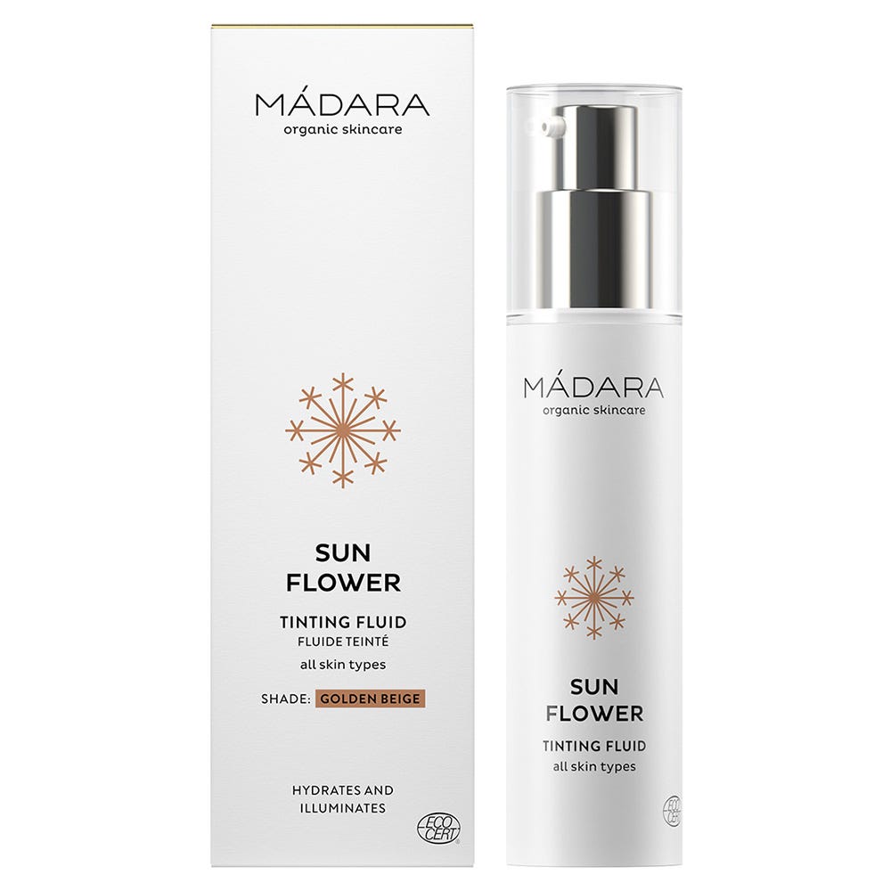 MÁDARA Sun Flower Tönendes Fluid Golden Beige 50 ml