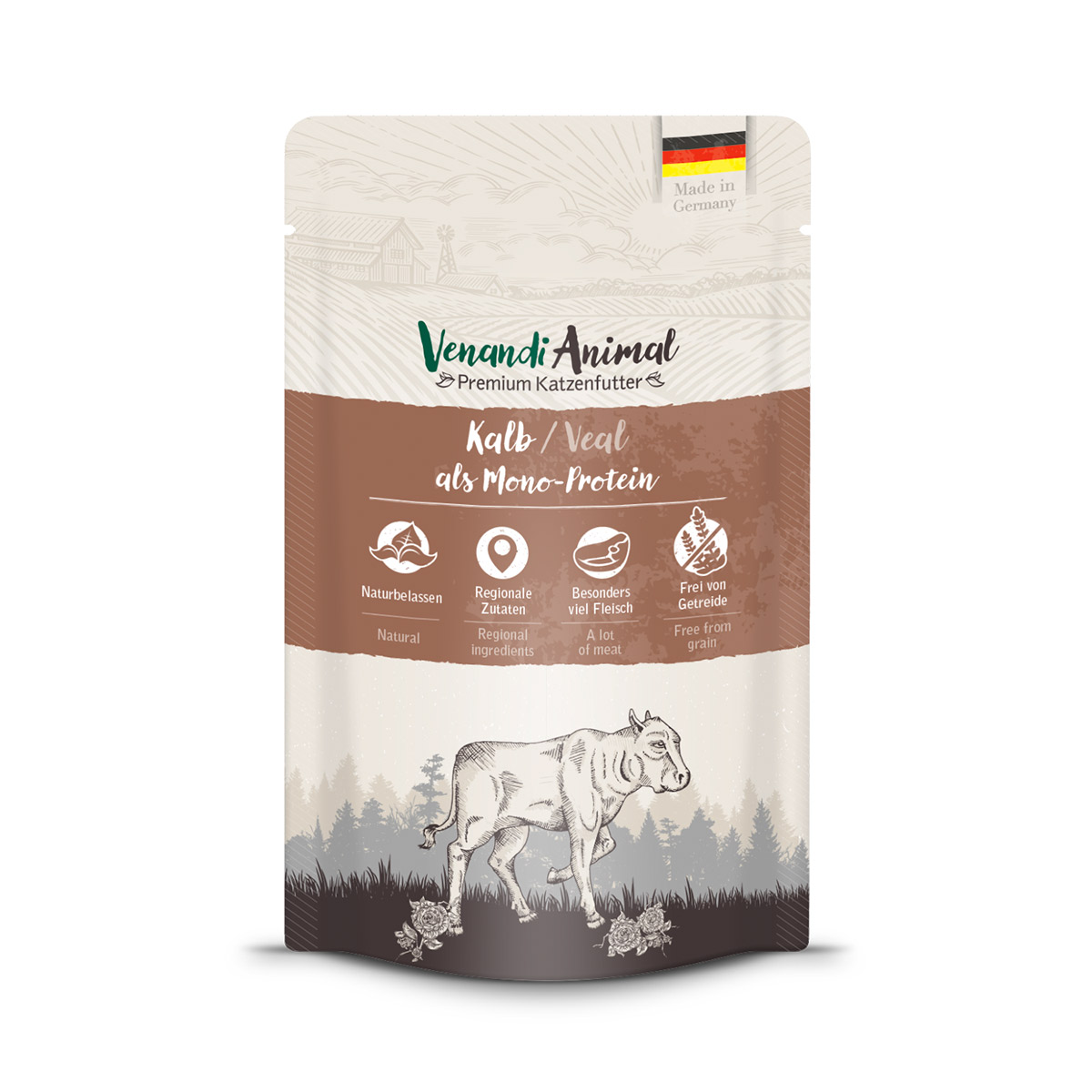 Venandi Animal - Probierpaket II 4xPferd, 4xKalb, 4xTruthahn