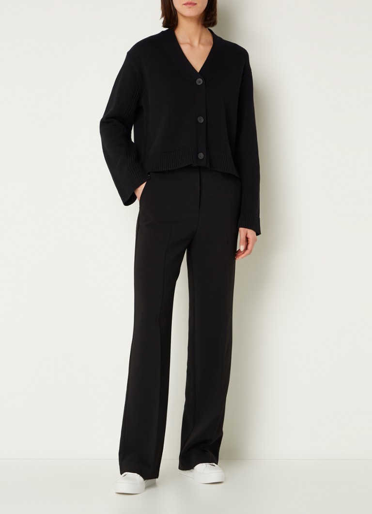 Cardigan Whistles Nina din tricot fin cu imprimeu elastic