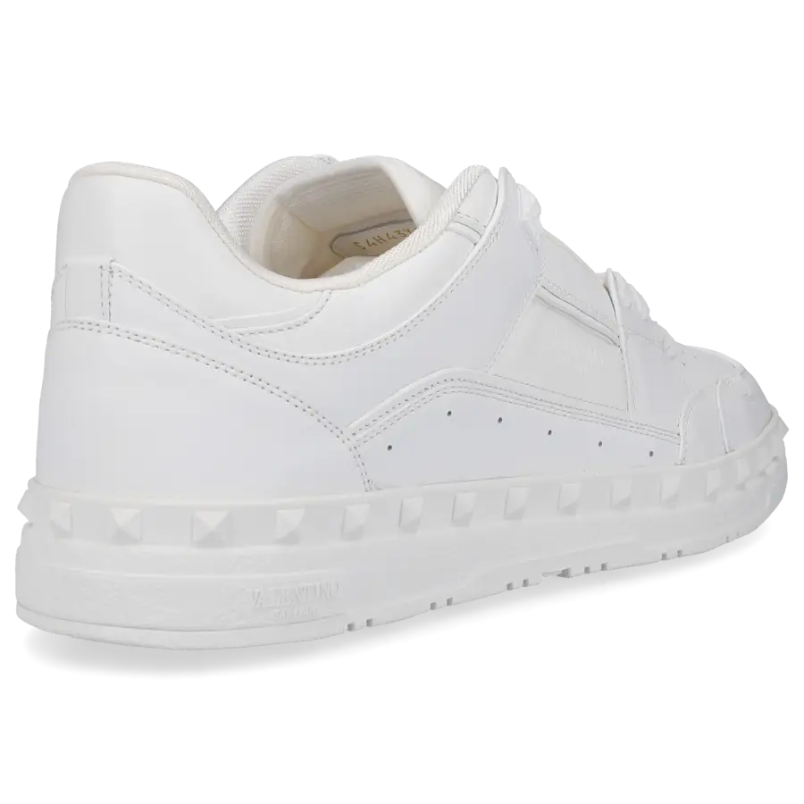 Valentino Garavani - Sneaker low FREEDOTS Kalbsleder - weiß