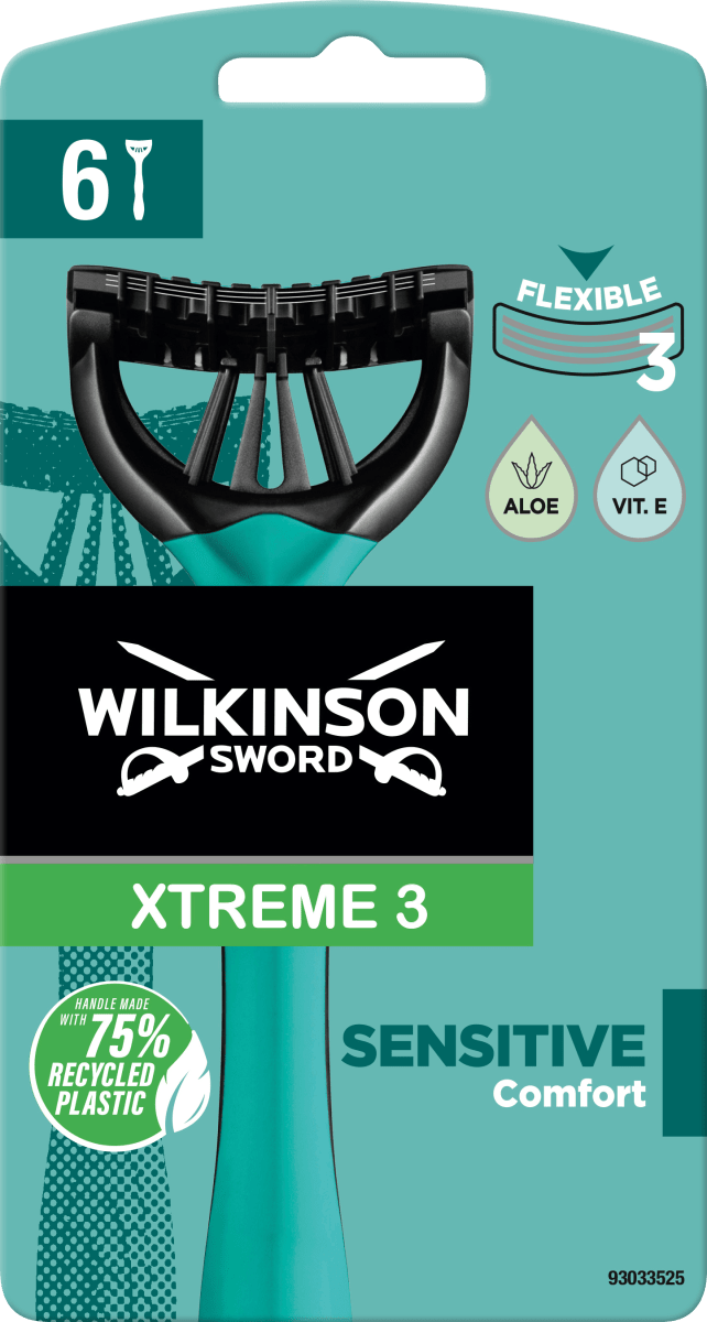 Einwegrasierer, Xtreme 3 Sensitive Comfort Flexible, 6 St