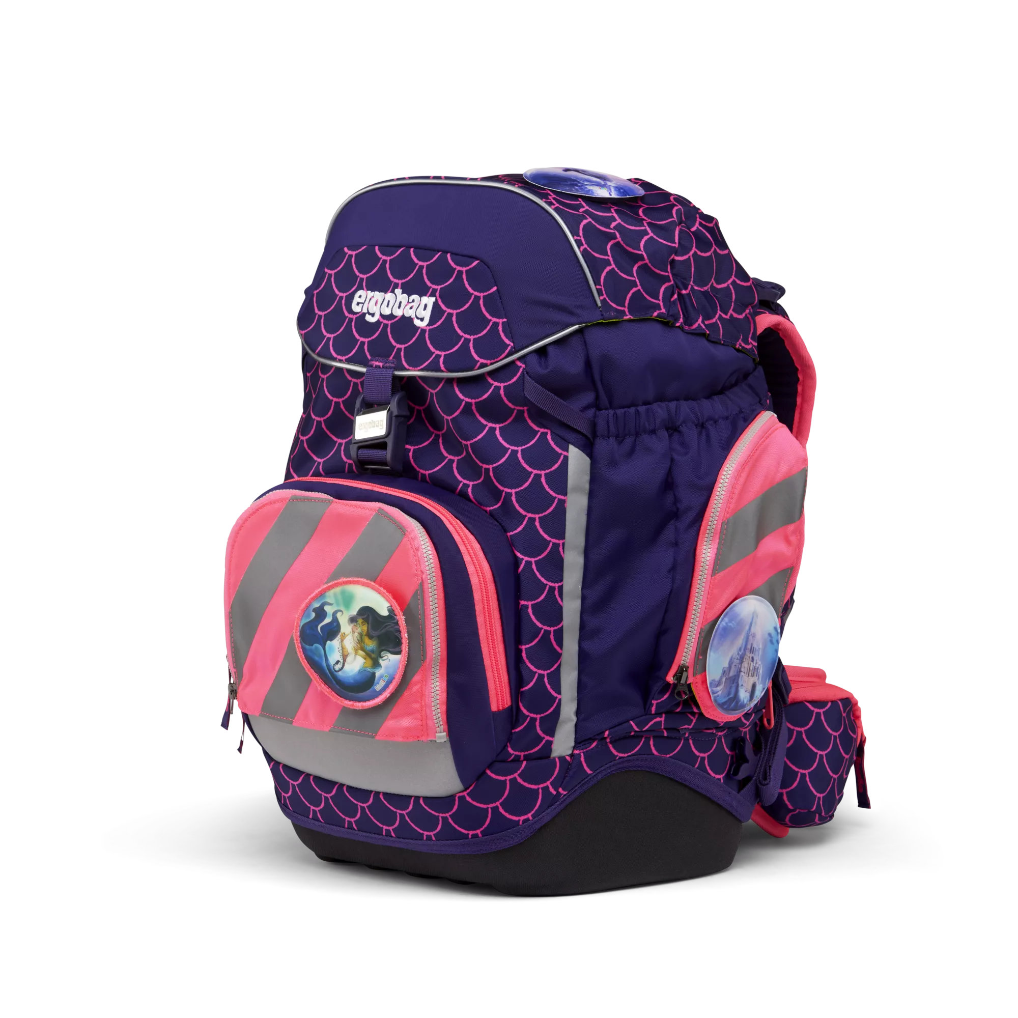 ergobag Zip-Set mit Reflektorstreifen Pink