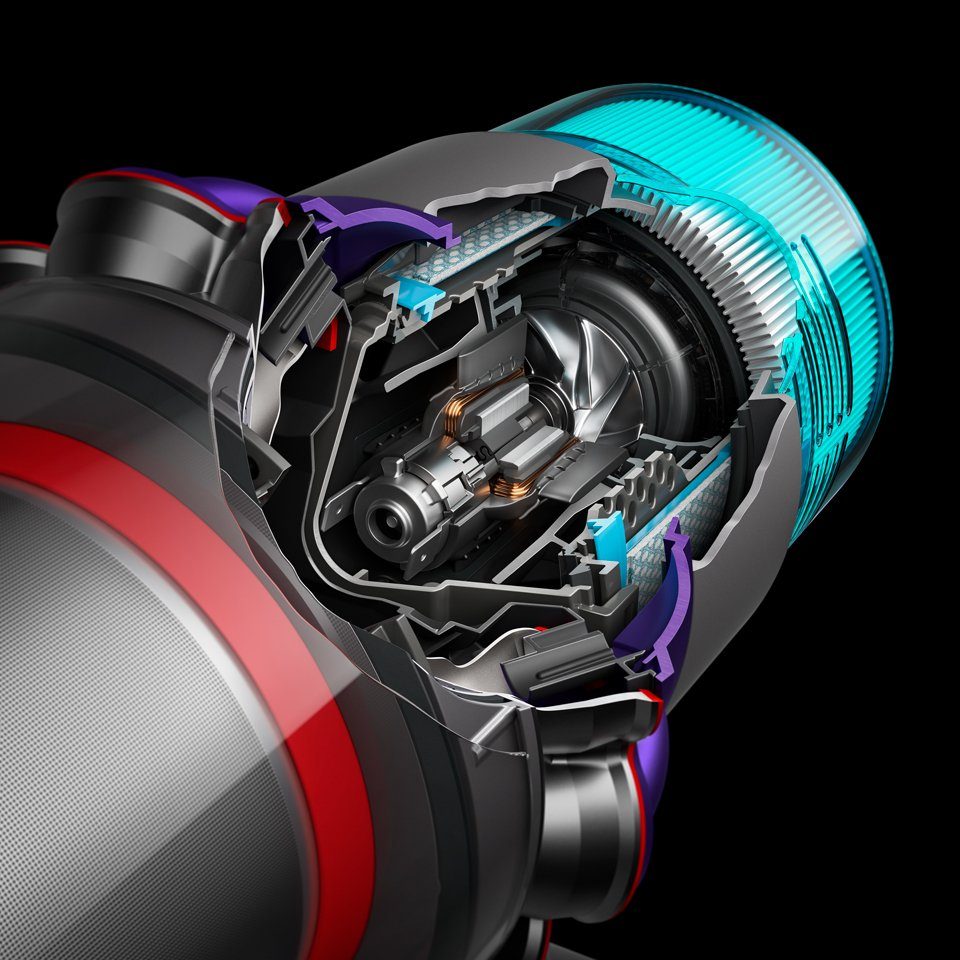 DYSON Akku-Hand-und Stielstaubsauger Dyson V15™ Detect Total Clean, 660 W