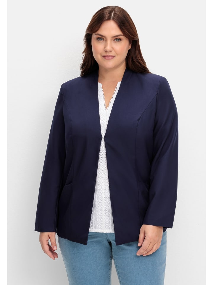 sheego Blazer in marine günstig kaufen