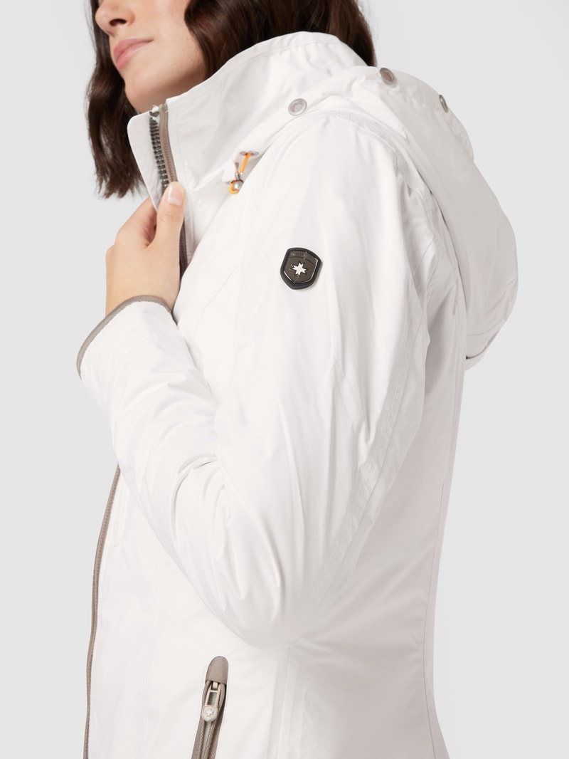 Funktionsjacke mit Kapuze Modell 'Westside' in weiß