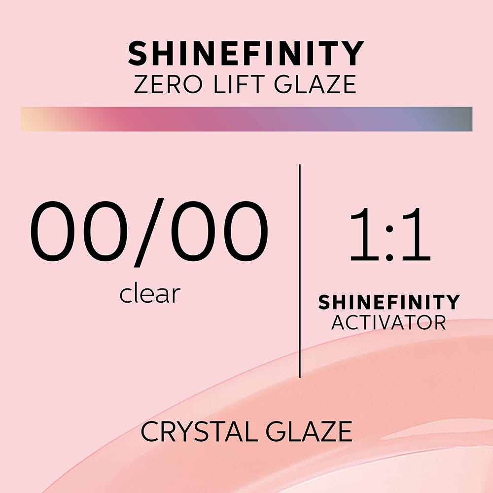 Wella Shinefinity Glaze Crystal Glaze 00/00 Haarfarbe 60 ml