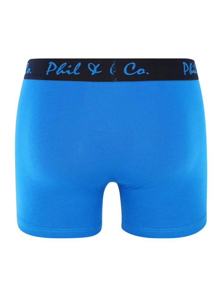 Phil & Co. Berlin  Retro Pants Jersey in schwarz-blau günstig kaufen