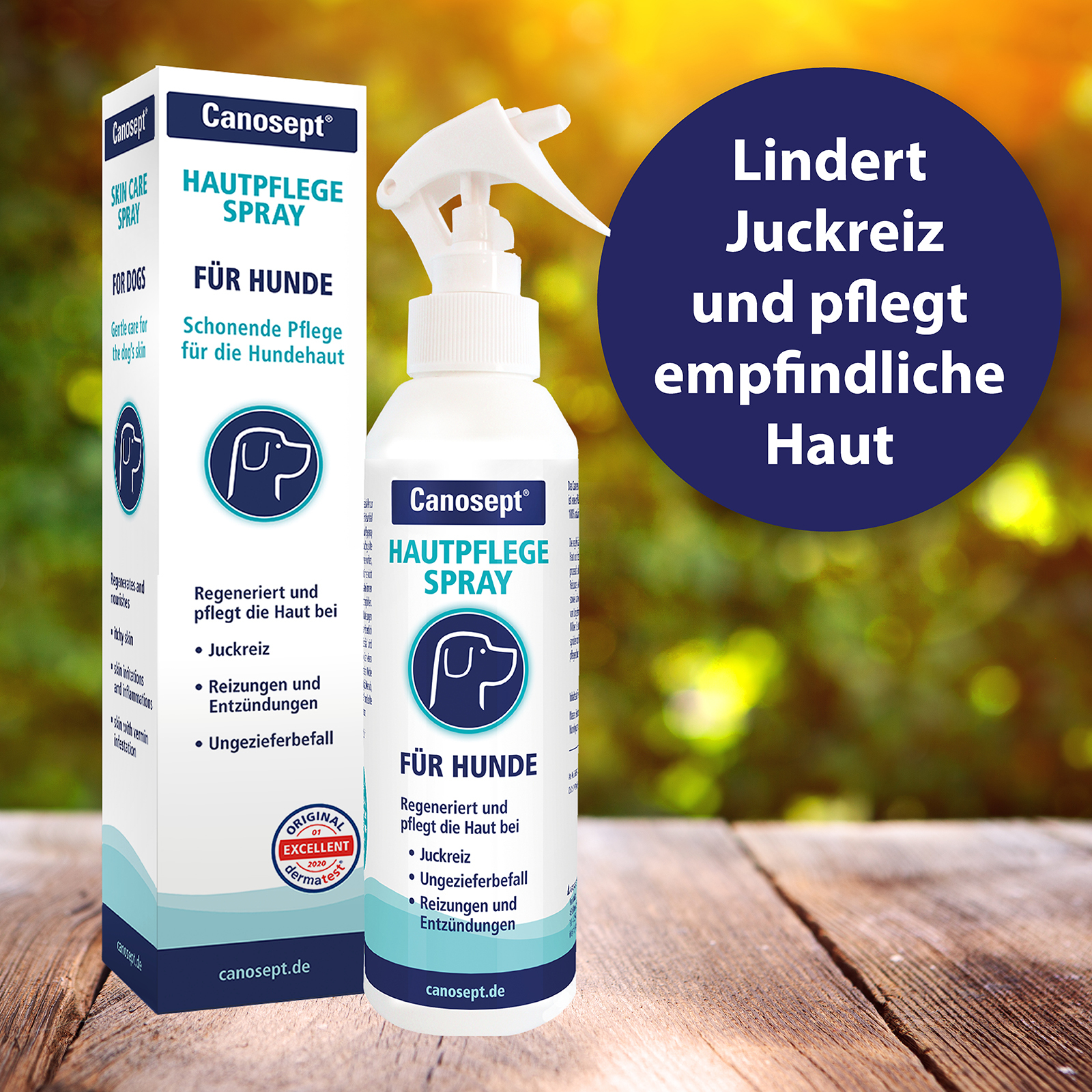 Canosept Fellpflege Canosept Hautpflege Spray für Hunde 250 ml