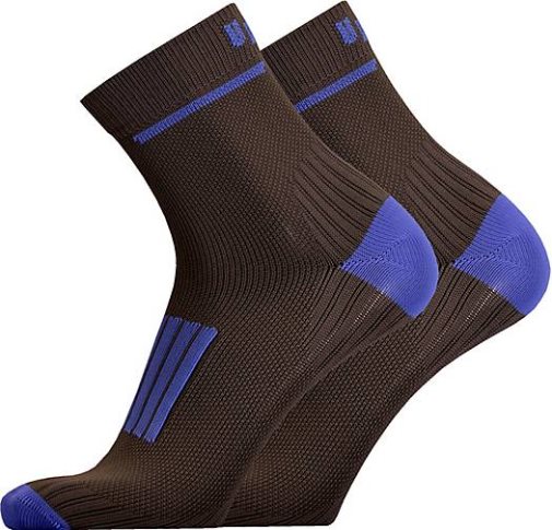 UphillSport Laufsocken 'FRONT' 2er Pack mit gepolstertem Rist